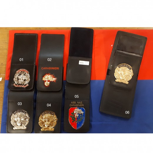 PORTAFOGLIO CARABINIERI CON PATELLA A SCELTA ESTRAIBILE 