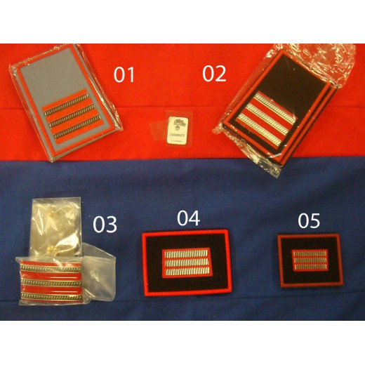 KIT GRADI MARESCIALLO MAGGIORE - EX MASUPS - BASE ROSSA CC