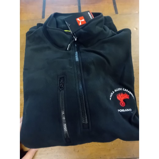 PILE NERO RICAMATO IN  RICORDO DELLA FU "SCUOLA ALLIEVI CARABINIERI" DI FOSSANO!